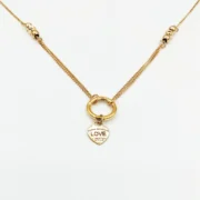 گردنبند طلا 18 عیار زنانه طلاکده مدل تیفانی کد 10