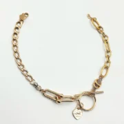 دستبند طلا 18 عیار طلاکده مدل تیفانی کد 15