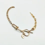 دستبند طلا 18 عیار طلاکده مدل تیفانی کد 15 - Image 2