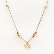 گردنبند طلا 18 عیار زنانه طلاکده مدل تیفانی کد 13 - Image 2