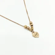 گردنبند طلا 18 عیار زنانه طلاکده مدل تیفانی کد 14