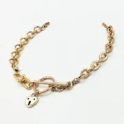 دستبند طلا 18 عیار طلاکده مدل تیفانی کد 14