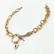 دستبند طلا 18 عیار طلاکده مدل تیفانی کد 13 - Image 2