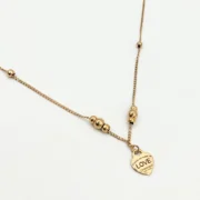 گردنبند طلا 18 عیار زنانه طلاکده مدل تیفانی کد 13