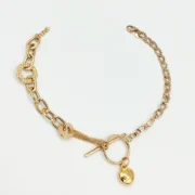 دستبند طلا 18 عیار طلاکده مدل تیفانی کد 19