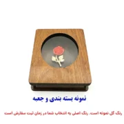 پلاک آویز طلا 18 عیار طلاکده مدل گل کد 100 - Image 3