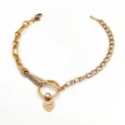 دستبند طلا 18 عیار طلاکده مدل تیفانی کد 20