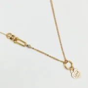 گردنبند طلا 18 عیار زنانه طلاکده مدل تیفانی کد 17