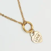 گردنبند طلا 18 عیار زنانه طلاکده مدل تیفانی کد 17 - Image 3