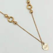 گردنبند طلا 18 عیار زنانه طلاکده مدل تیفانی کد 18 - Image 2