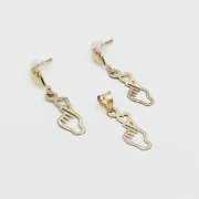 ست طلا 18 عیار زنانه طلاکده مدل دست و قلب