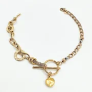 دستبند طلا 18 عیار طلاکده مدل تیفانی کد 27