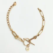 دستبند طلا 18 عیار طلاکده مدل تیفانی کد 23