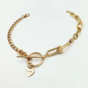 دستبند طلا 18 عیار طلاکده مدل تیفانی کد 28