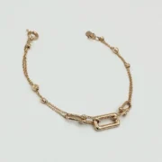 دستبند طلا 18 عیار طلاکده مدل تیفانی کد 25 - Image 2