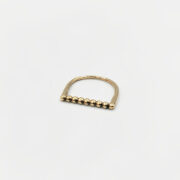 انگشتر طلا 18 عیار زنانه طلاکده مدل کارتیر گوی - Image 2