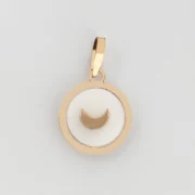 پلاک آویز طلا 18 عیار طلاکده مدل هلال ماه - Image 2