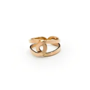 انگشتر طلا 18 عیار زنانه طلاکده مدل گره کد 404