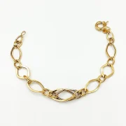 دستبند طلا 18 عیار طلاکده مدل الگانس کد 2