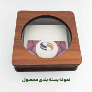 پلاک آویز طلا 18 عیار طلاکده مدل گلبرگ کد 007 - Image 4