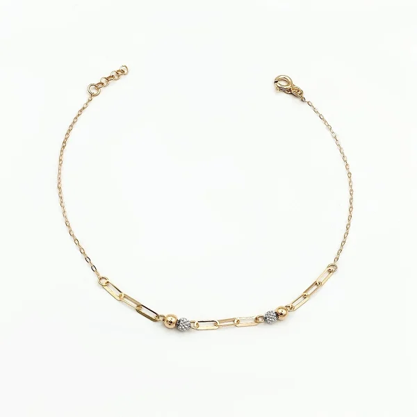 brac-toopi-code2 دستبند طلا 18 عیار طلاکده مدل توپی کد 2 - Image 1