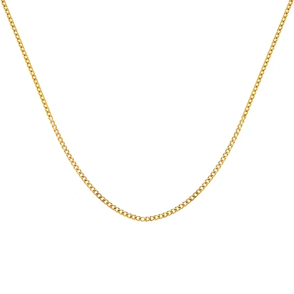 زنجیر طلا 18 عیار طلاکده مدل کارتیر نازک - Image 1