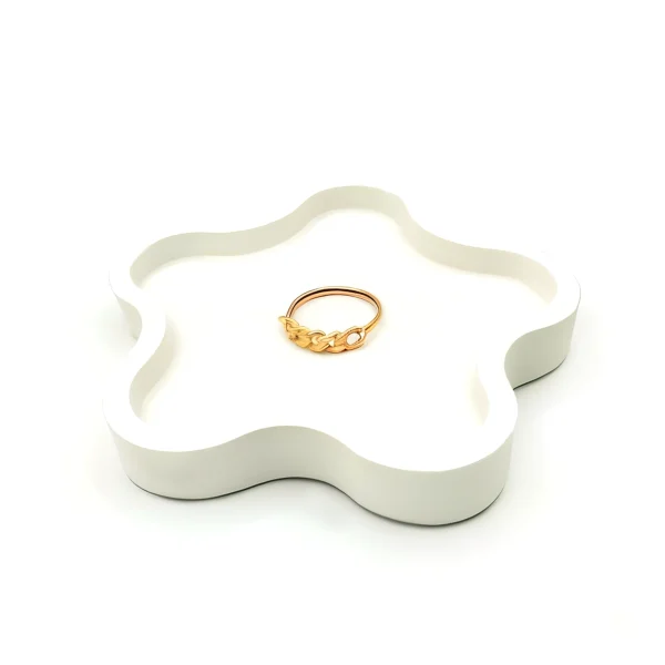 انگشتر طلا 18 عیار زنانه طلاکده مدل کارتیر ثابت - Image 3