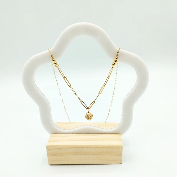 toopi-tiffany-88 گردنبند طلا 18 عیار طلاکده مدل تیفانی کد 29 - Image 1