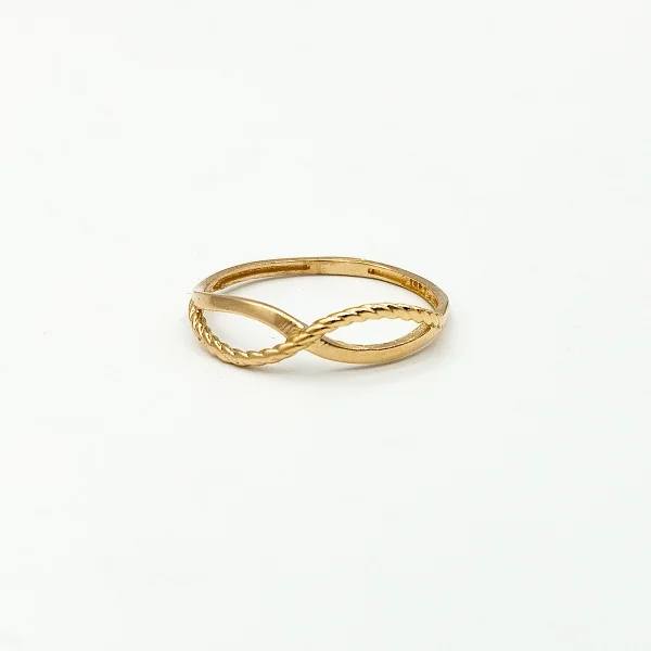 infinity-2 انگشتر طلا 18 عیار زنانه طلاکده مدل بینهایت کد 900 - Image 1