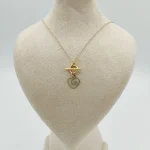 گردنبند طلا 18 عیار طلاکده مدل تیفانی آویز کد 01