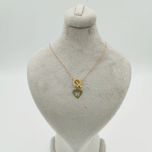 گردنبند طلا 18 عیار طلاکده مدل تیفانی آویز کد 02