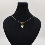 گردنبند طلا 18 عیار طلاکده مدل تیفانی آویز کد 13