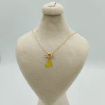 گردنبند طلا 18 عیار طلاکده مدل تیفانی آویز کد 14