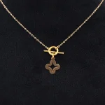 گردنبند طلا 18 عیار طلاکده مدل تیفانی آویز کد 08