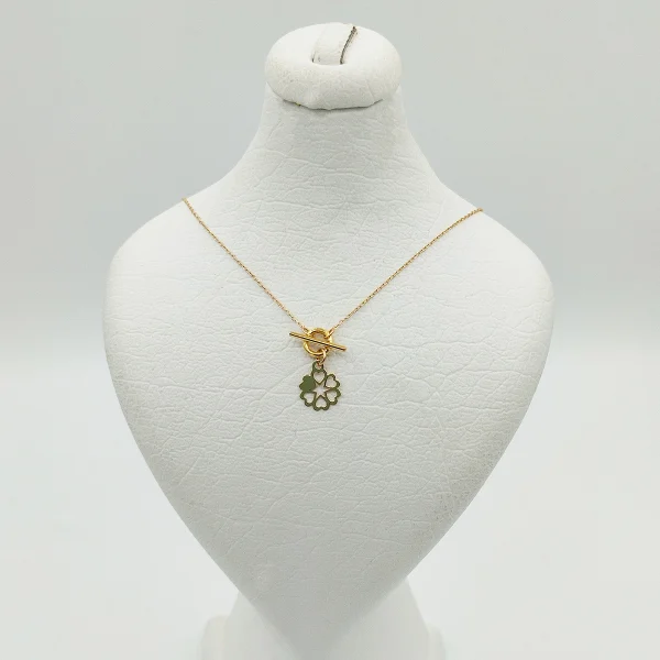 tiffany9 گردنبند طلا 18 عیار طلاکده مدل تیفانی آویز کد 09 - Image 1