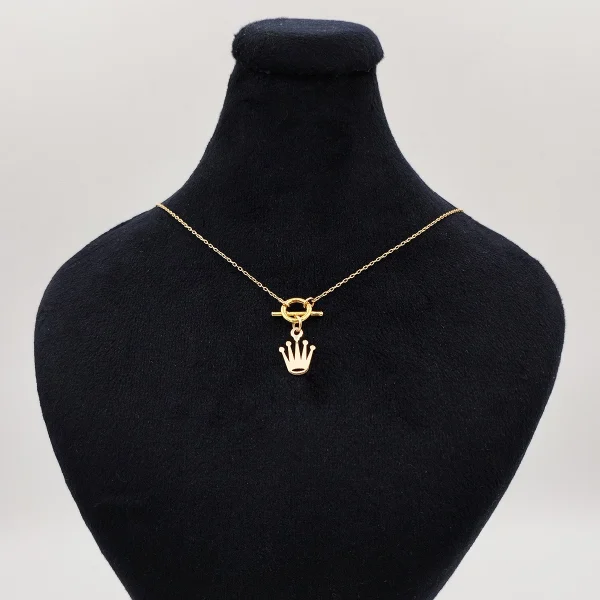 tiffany97a گردنبند طلا 18 عیار طلاکده مدل تیفانی آویز کد 07 - Image 2