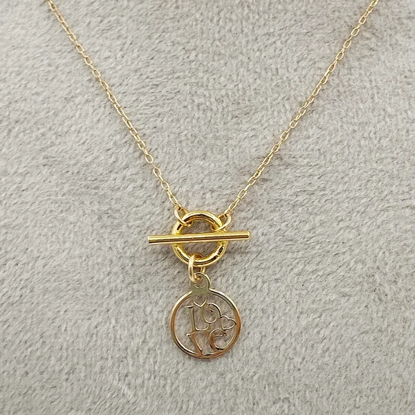 tiifany15-1 گردنبند طلا 18 عیار طلاکده مدل تیفانی آویز کد 15 - Image 1