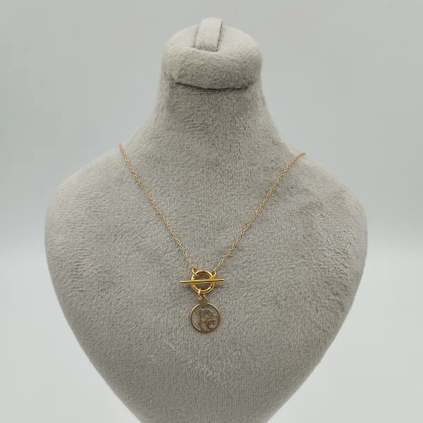 tiifany15 گردنبند طلا 18 عیار طلاکده مدل تیفانی آویز کد 15 - Image 2