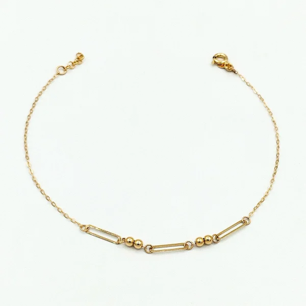 toopi-41 دستبند طلا 18 عیار طلاکده مدل توپی کد 9 - Image 1