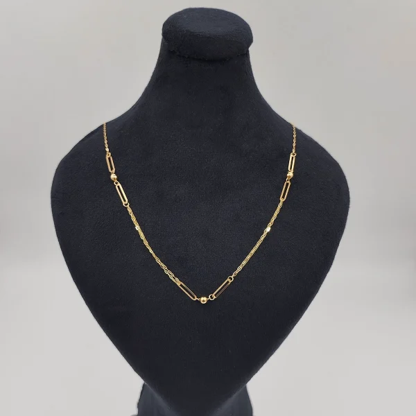 toopi-neck-code-6 گردنبند طلا 18 عیار طلاکده مدل توپی کد6 - Image 1