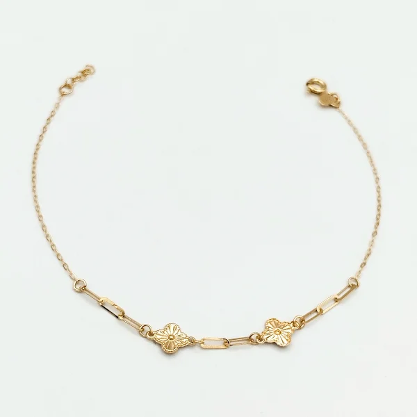 toopi-van2 دستبند طلا 18 عیار طلاکده مدل توپی ونکلیف کد 13 - Image 1