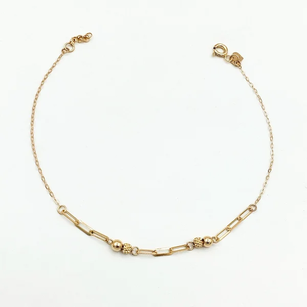 toopi61 دستبند طلا 18 عیار طلاکده مدل توپی کد 10 - Image 1