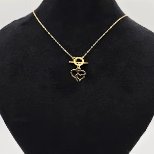 گردنبند طلا 18 عیار طلاکده مدل تیفانی آویز کد 17