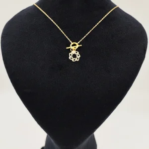 گردنبند طلا 18 عیار طلاکده مدل تیفانی آویز کد 18