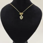 گردنبند طلا 18 عیار طلاکده مدل تیفانی آویز کد 19