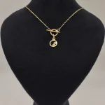 گردنبند طلا 18 عیار طلاکده مدل تیفانی آویز کد 21