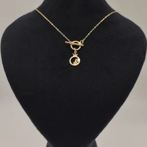 گردنبند طلا 18 عیار طلاکده مدل تیفانی آویز کد 21