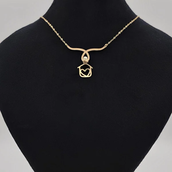 victoria-3 گردنبند طلا 18 عیار طلاکده مدل ویکتوریا کد 3 - Image 1