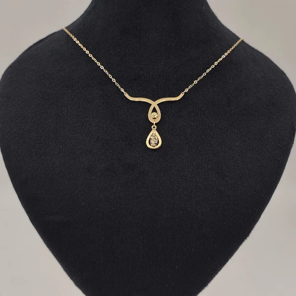 گردنبند طلا 18 عیار طلاکده مدل ویکتوریا کد 1 - Image 1