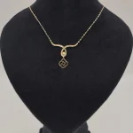 گردنبند طلا 18 عیار طلاکده مدل ویکتوریا کد 2
